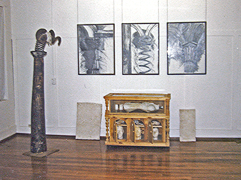 Capitalism, Cabinet’85, 3 Columns, In the beginning, 1984