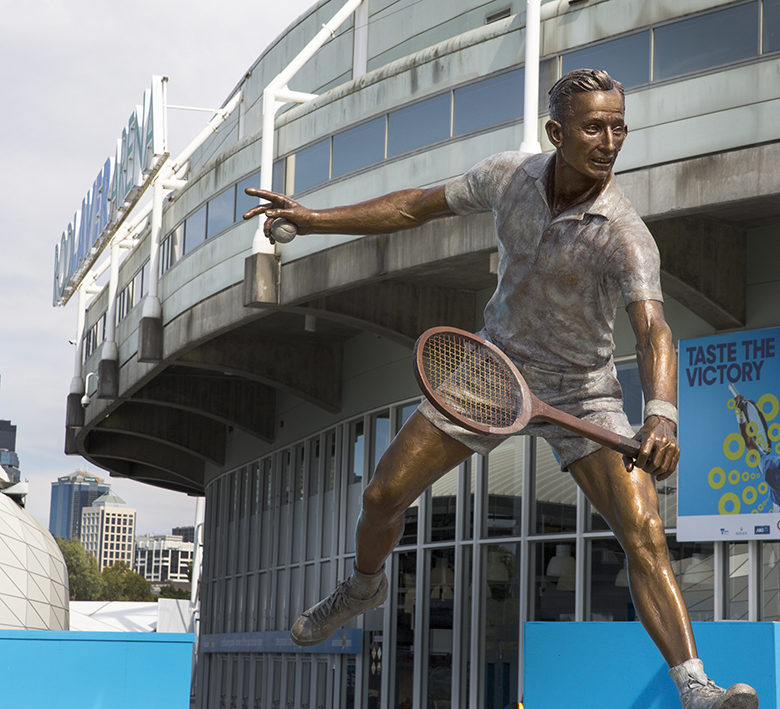 Rod Laver sculpture