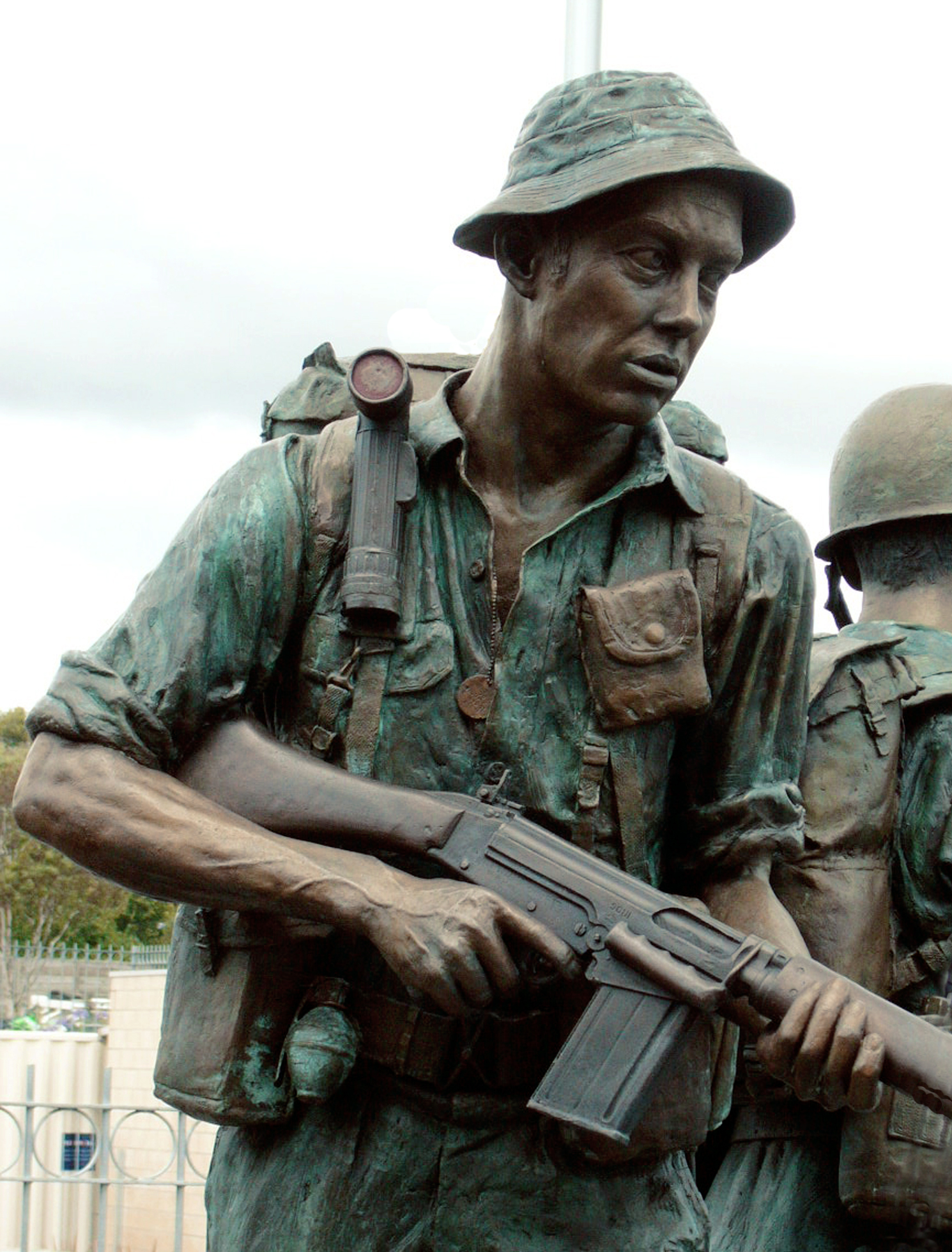 Vietnam War Memorial, Side by Side, Australian soldier