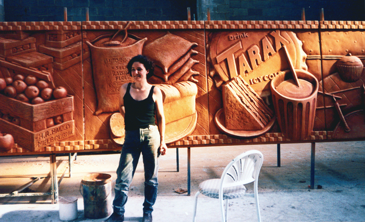 shopping centre mural, 1995